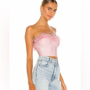 Superdown Ramona Bustier Top in Blush M